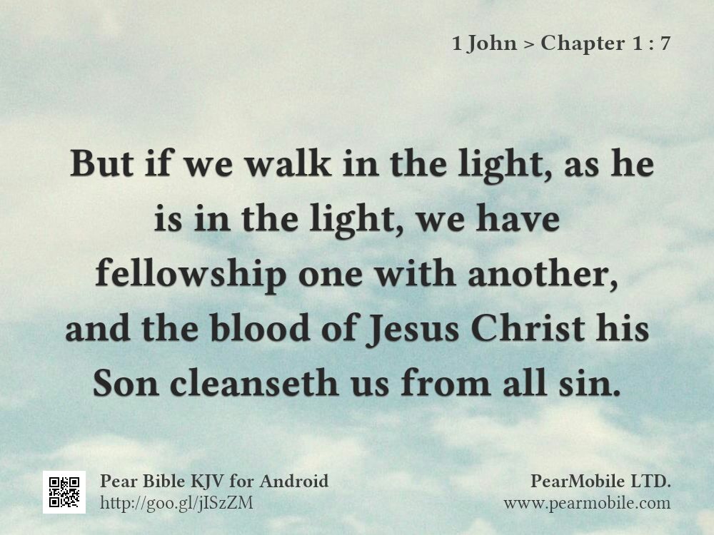 1 John, Chapter 1:7